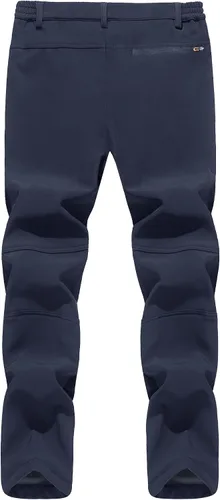 Miniatura 3 de TACVASEN Pantalones de esquí de nieve para hombre, pantalones de snowboard resistentes al agua, pantalones de senderismo con forro polar