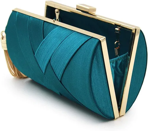 Miniatura 13 de Elegante bolso de noche con borlas para mujer, bolso de mano para novia, boda, graduación, noche, fiesta