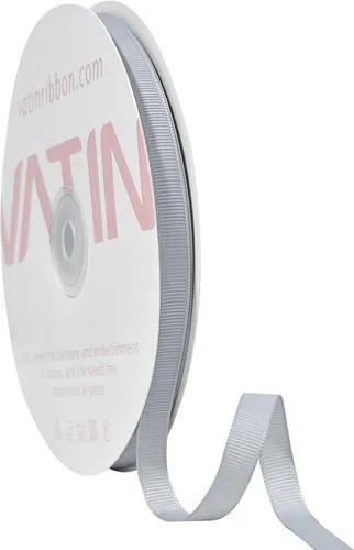 Miniatura 202 de Vatin - Rollo de cinta de grogrén, rollos de 25-50 yardas, perfecto para decoración de bodas, coronas, baby showers, envolturas de paquete de regalo