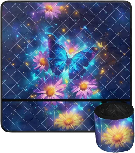 Miniatura 37 de Alfombrilla para máquina de coser con estampado de manzanas rojas para mesa con bolsillos, resistente al polvo, compatible con máquina de coser