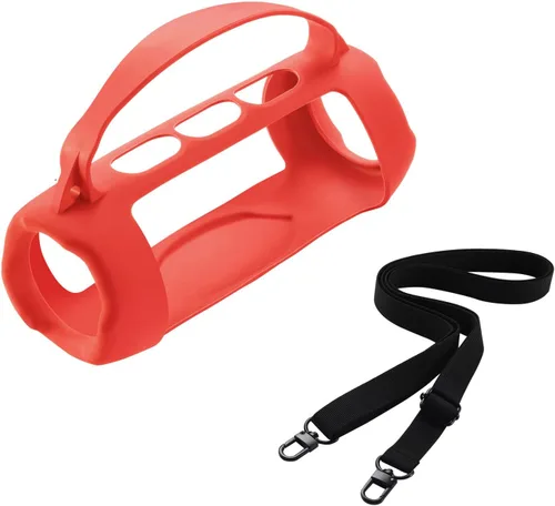 Miniatura 10 de Funda de silicona Charge 5, funda protectora de transporte portátil, bolsa de viaje con correa para el hombro para JBL Charge 5 Wi-Fi/Charge 5