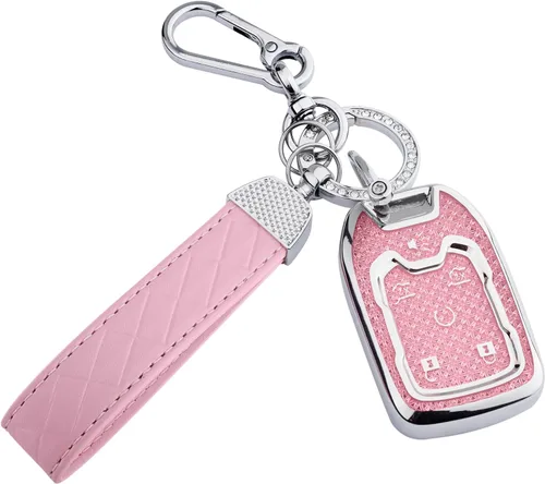 Miniatura 34 de Funda para llavero Chevy 2025 2024 2023, protector de llaves de TPU suave, llavero brillante para llave inteligente Colorado Equinox Silverado GMC