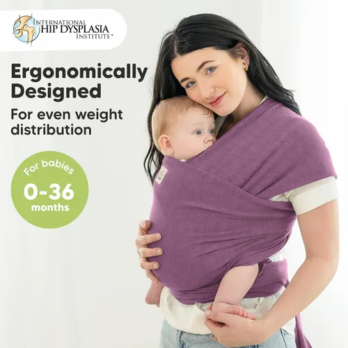 KeaBabies Portabebés Envolvente - Portabebés Original Todo en 1 de Recién Nacido a Niño Pequeño, Fácil de Usar, Vínculo con Manos Libres, Ligero,