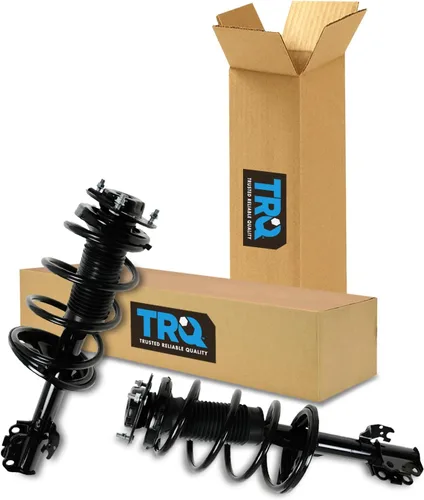 Miniatura 246 de TRQ Conjunto de Amortiguador y Resorte Delantero Cargado con Resorte Helicoidal Pre-ensamblado Compatible con Jeep Cherokee Limited AWD 14-22 Sin