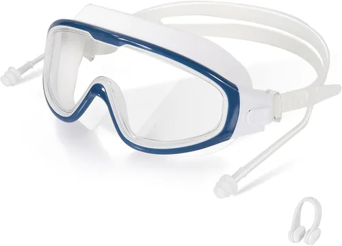 Miniatura 12 de Gafas de natación, visión amplia, visión clara, gafas de natación para adultos, protección UV antivaho, sin fugas, gafas de piscina
