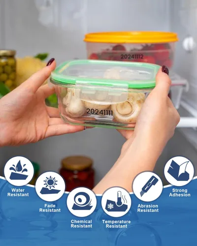 Miniatura 6 de Repuesto para cinta Brother Label Maker Clear TZ de 0.472 in 0.47 pulgadas, cinta de etiquetas Ptouch negra sobre transparente TZe-131 TZe131 P