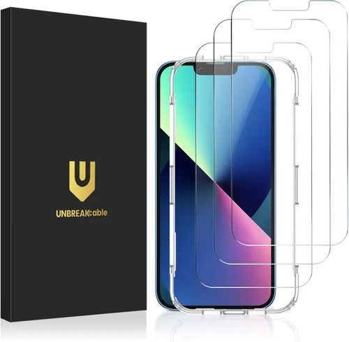 Miniatura 32 de UNBREAKcable Paquete de 3 protectores de pantalla para iPhone 17 Pro Max, vidrio templado doble inastillable [marco de fácil instalación]