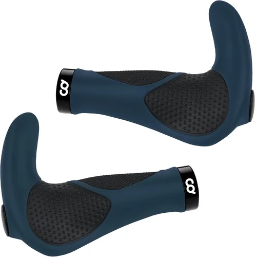 Miniatura 13 de Puños de manillar de bicicleta de montaña CyclingDeal - Empuñaduras ergonómicas antideslizantes para MTB - Empuñaduras de manillar de goma suave