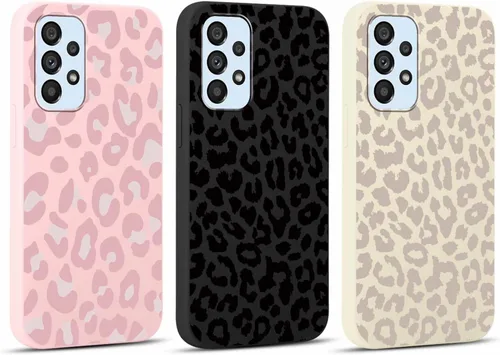 Miniatura 81 de 2 Pack Funda con lindo estampado de chita para Samsung Galaxy S22 Ultra 5G de 6.8", Fundas con patrón de leopardo de lujo, diseño de silicona suave