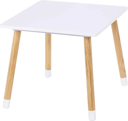 Miniatura 4 de UTEX Juego de mesa para niños con 2 sillas para niños pequeños, niños, niñas, juego de mesa y sillas para niños de 3 piezas, color blanco