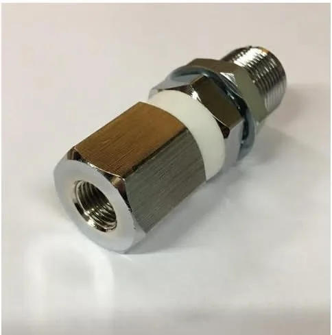 Miniatura 4 de Perno SO-239 de latón cromado resistente para radio CB o antena de radio HAM (a granel)