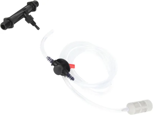 Inyector de fertilizante para riego por goteo, dispositivo de inyectores de mezclador de fertilizante Venturi con filtro de tubo (1 pulgada)