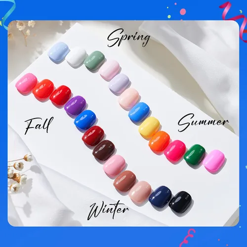 Miniatura 7 de Hema Tpo Free Gel Nail Polish Set - 24 Colores 18ml Juego de Esmalte de Uñas en Gel para Principiantes con 6 Piezas de Capa Base Mate y Brillante