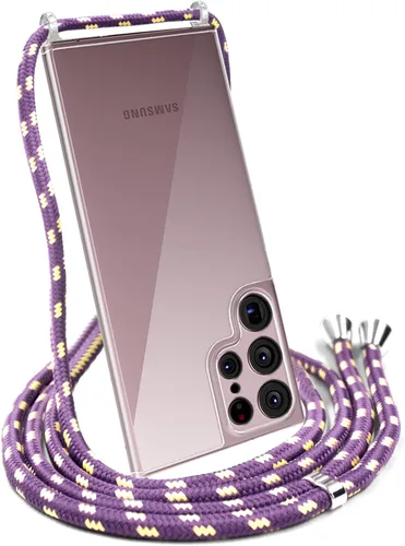 Miniatura 11 de Funda transparente compatible con Samsung Galaxy S22 Ultra con correa ajustable para el cuello, funda cruzada para Galaxy S22 Ultra, TPU