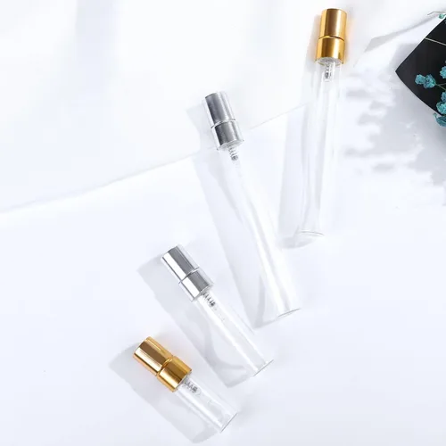Miniatura 3 de Mini atomizador recargable transparente de 0.2 fl oz, botella de perfume de viaje, botella vacía hidratante para fiesta, herramienta de maquillaje