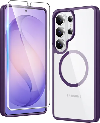 Miniatura 1289 de FNTCASE Funda para iPhone 13 Pro-Max: Fundas magnéticas transparentes compatibles con Magsafe Slim anti amarillamiento protección contra caídas