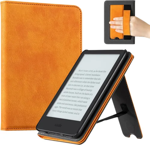 Miniatura 8 de CoBak Case for 6" E-Reader - PU Leather Smart Cover with Auto Sleep/Wake & Hand Strap