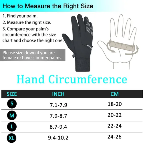 Miniatura 6 de Guantes térmicos de invierno para hombres y mujeres guantes cálidos para congelador antideslizantes impermeables ligeros para pantalla táctil
