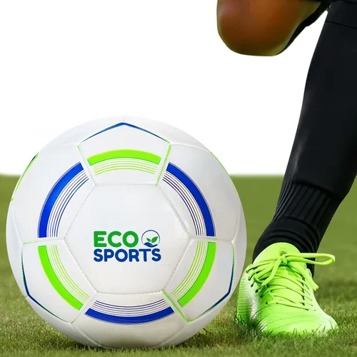 Miniatura 10 de Eco Sports Soccer Ball, Size 3, 4, & 5 PVC Free, Recycled TPU Material, Long Air Retention for Practice & Games BPA Free Non Toxic, Better Balls