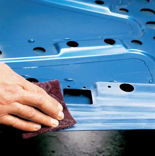 Miniatura 2 de Scotch-Brite (TM) - Lija Primer Prep 07747, de óxido de aluminio, 15' de largo x 4-3/4" de ancho, color granate (Pack de 1).