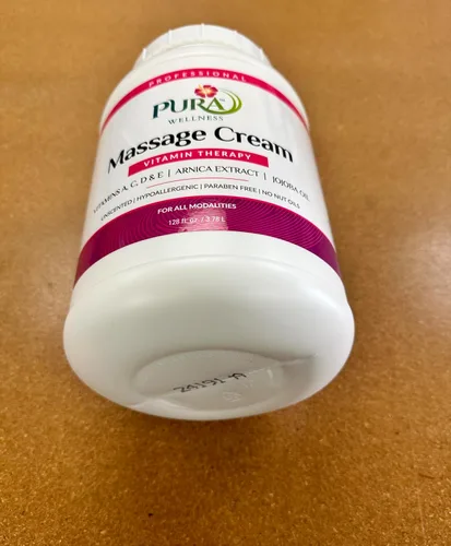 Miniatura 9 de Vitamin Therapy - Crema de masaje de 1 galón, vitamina E, profesional, terapia de masaje, tejido profundo, sin perfume, hipoalergénico, ingredientes