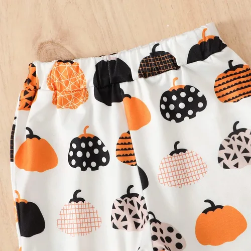 Miniatura 7 de BIRTHDAY SHARK Traje de Acción de Gracias para bebé niña traje de Acción de Gracias calabaza más linda en el parche ropa para niña