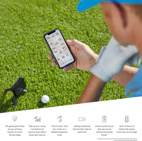 Miniatura 3 de Garmin Approach R10 Monitor de Lanzamiento de Golf Portátil Lleva Tu Juego a Casa o Practica en el Campo de Práctica Rastrea Métricas, Graba