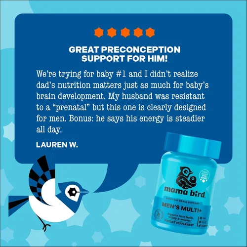 Miniatura 8 de Daily Bird Multi+, metilfolato, metilcobalamina (B12), multivitaminas, probióticos, mezcla orgánica de alimentos enteros naturales, suplemento