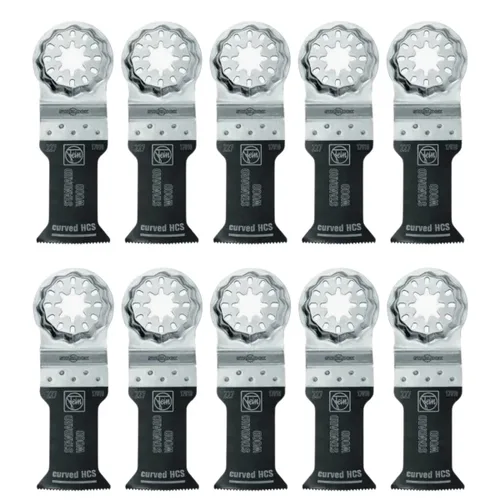 Miniatura 13 de Fein Starlock 6350222727260 - Hoja de sierra curvada estándar E-Cut, corte de precisión para madera, paneles de yeso y plásticos con dientes