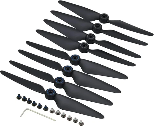 Miniatura 7 de Blomiky 2 juegos de 8 hélices plegables F7 de repuesto compatibles con Bwine F7GB2 F7 SJRC F7S F7 4K 9800FT RC Quadcopter Drone F7 Propeller 2