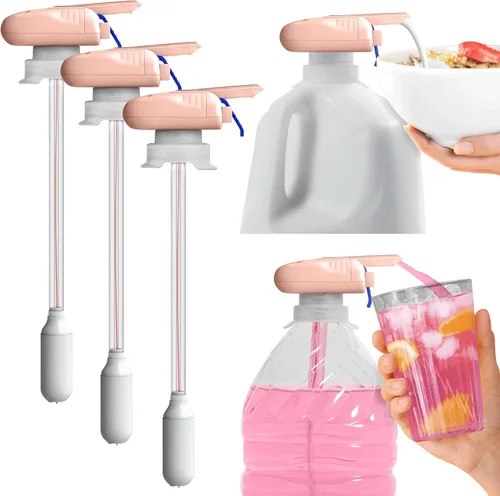 Miniatura 15 de The Magic Tap Dispensador automático de bebidas, dispensador de bebidas manos libres para refrigerador, perfecto para leche, jugo, regalos para Negro