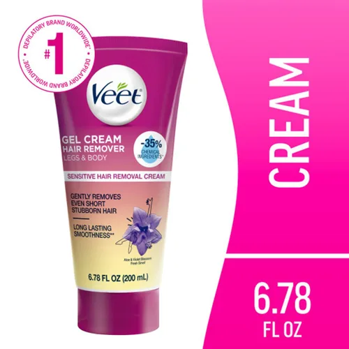 Miniatura 2 de Veet Crema Gel Depilación, Fórmula para Piel Sensible 6.76 fl oz (6.8 fl oz)