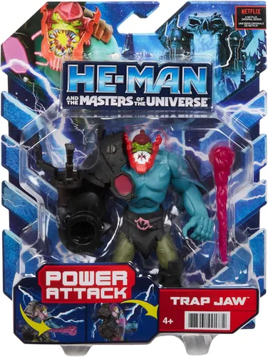 Miniatura 6 de Masters of the Universe y figuras de acción de He-Man Motu, figura de acción Trap Jaw basada en la serie animada para contar historias, personajes