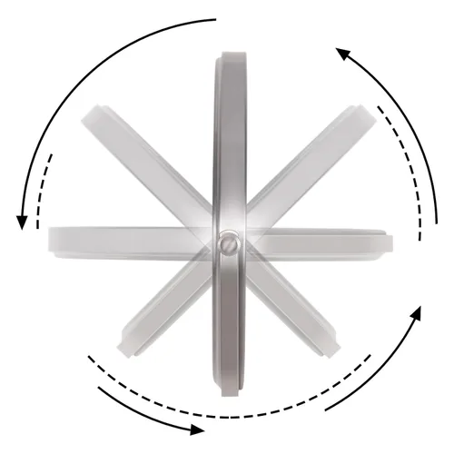 Miniatura 9 de Nicesail Espejo de pared de doble cara de 8 pulgadas, 10 aumentos, espejo de maquillaje y afeitado, vista regular y aumento de 10X, níquel de alta