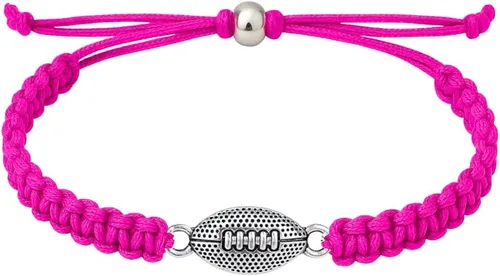Miniatura 12 de Pulsera de fútbol Sportybella - Pulsera de paracord ajustable con amuleto. Regalos de fútbol unisex Negro