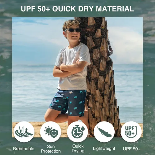 Miniatura 2 de Kanu Surf Bañador para niños Viper, de secado rápido, UPF 50+ para la playa