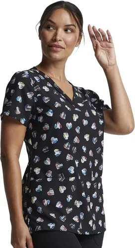 Miniatura 4 de Dickies EDS DK718 - Camiseta quirúrgica con cuello en V para mujer