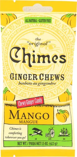 Paquete de 6 masticables de mango y jengibre de 1.5 onzas