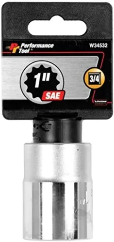 Miniatura 29 de Performance Tool W34855 - Llave de vaso estándar de 12 cantos de 3/4" 55mm