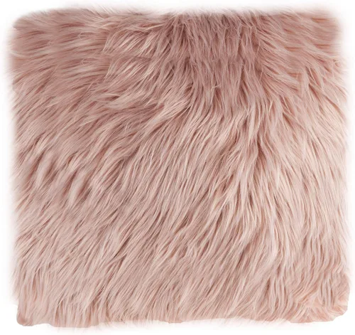Miniatura 6 de Lavish Home - Juego de 22 almohadas de felpa cuadradas de lujo y fundas de almohada glamorosas para dormitorio o sala de estar (rosa)