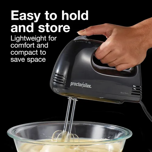 Miniatura 4 de Batidora de mano 62507 de Proctor Silex con 5 velocidades, color negro, Negro
