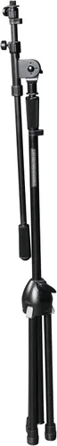 Miniatura 9 de Gator Frameworks Serie Rok-It Soporte Trípode Telescópico para Micrófono Ajustable con 32" a 62" de Altura y Brazo Extensible, Totalmente Plegable