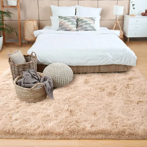 Miniatura 3 de Noahas - Alfombras de área esponjosas, alfombra afelpada, estética, suave y antideslizante para habitación, sala de estar, dormitorio, guardería