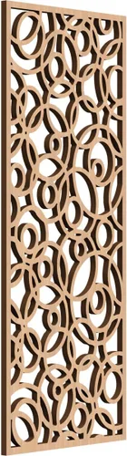 Miniatura 17 de Latrobe Paneles de pared decorativos de madera con calado, 9 3/8 pulgadas de ancho x 24 3/8 pulgadas de alto x 3/8 de alto, roble rojo rojo (Red Oak)