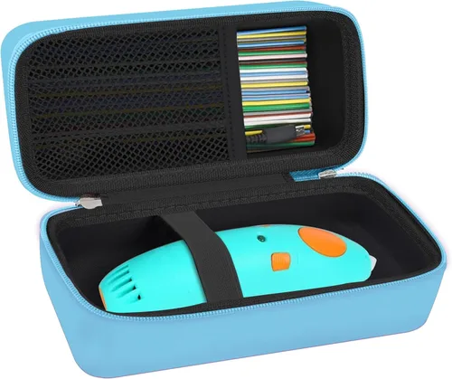 Miniatura 8 de Leayjeen Estuche de almacenamiento compatible con 3Doodler Start+ Essentials para juego de bolígrafos 3D para niños, para niños de 8 a 12 años, apto
