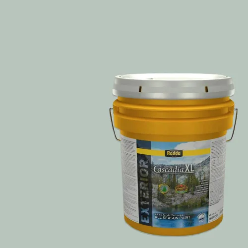 Miniatura 59 de Rodda Paint CASCADIA XL Pintura e imprimación satinada exterior en uno, cuarto de galón, solo ayer
