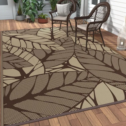 Miniatura 27 de GENIMO - Tapete reversible e impermeable para patios y exteriores, oferta, paja de plástico, para áreas grandes, campamentos, RV, pícnics, terrazas