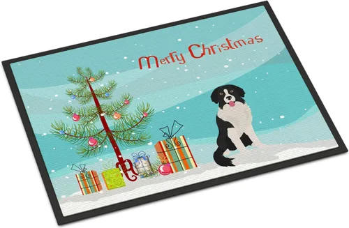 Miniatura 218 de Caroline's Treasures CK3799MAT Akita Shepherd - Tapete de árbol de Navidad de 18 x 27 pulgadas, tapete para puerta delantera, interior y exterior