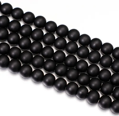 Miniatura 31 de 6mm Cuentas Redondas de Granate para Hacer Joyería DIY, Poder Curativo de Cristal, Piedras Preciosas Sueltas para Hacer Pulseras y Collares, Hilo