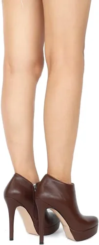 Miniatura 4 de Eithy Botas al tobillo para mujer, tacón alto, plataformas, zapatos puntiagudos, botas de primavera sexy